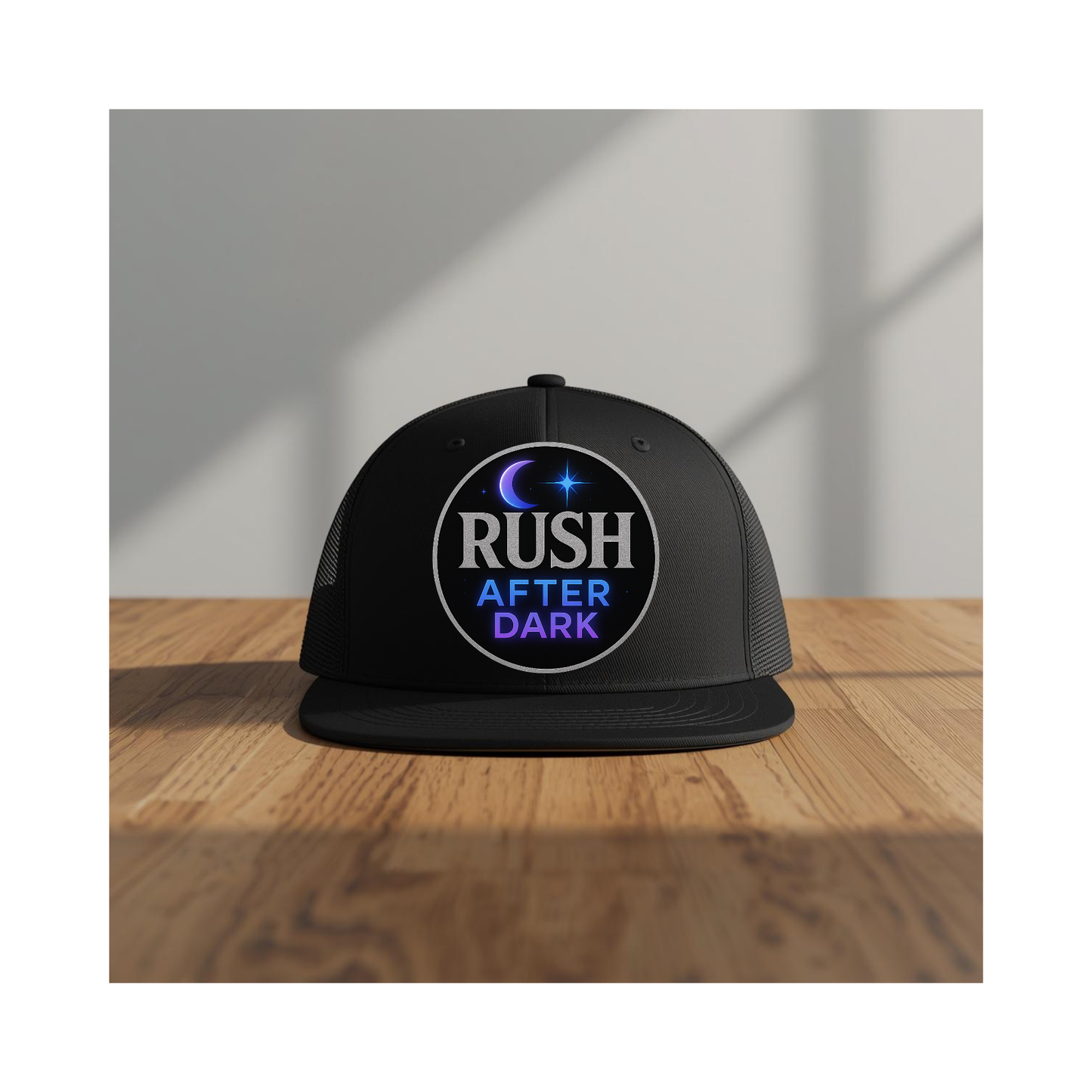 R.A.D.-ish & Rush After Dark Trucker Hats | Retro Music Style Headwear