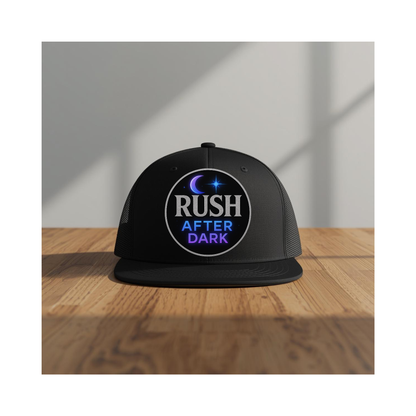 R.A.D.-ish & Rush After Dark Trucker Hats | Retro Music Style Headwear
