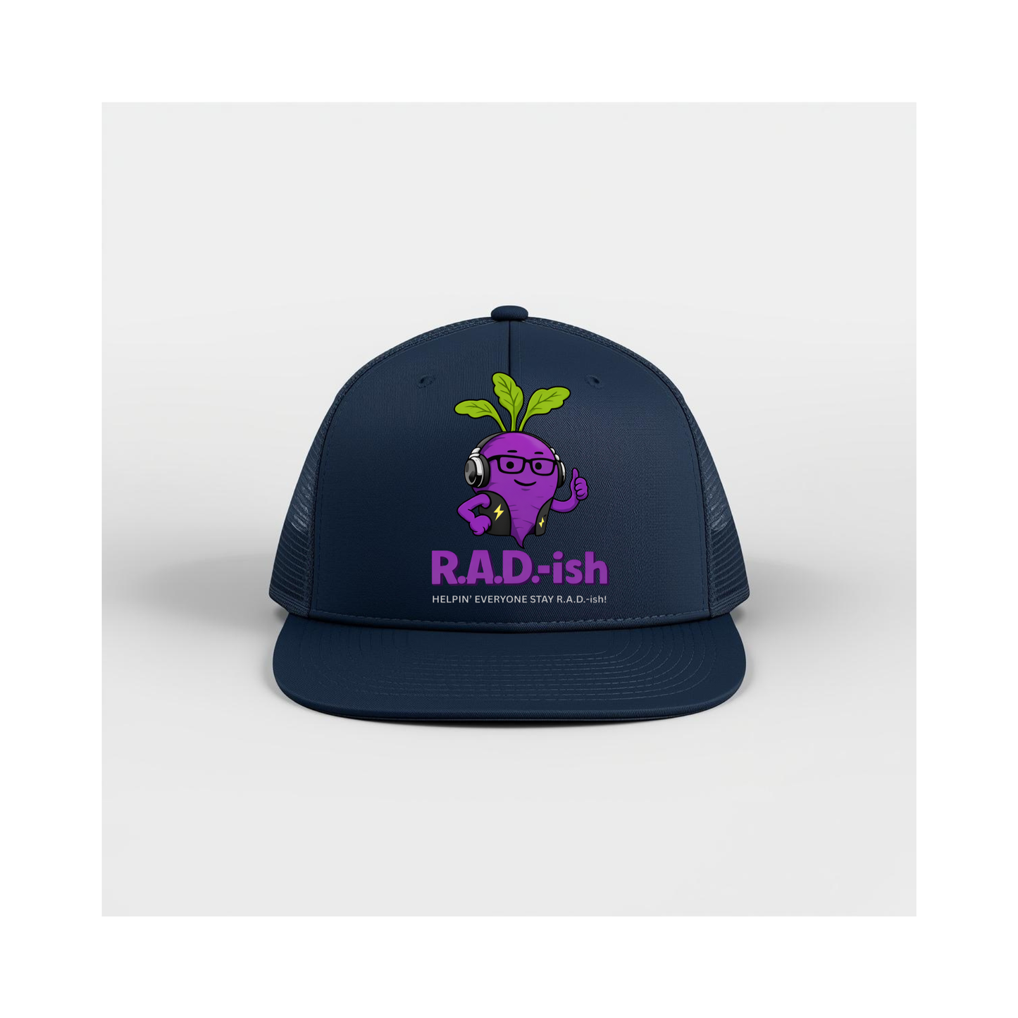 R.A.D.-ish & Rush After Dark Trucker Hats | Retro Music Style Headwear