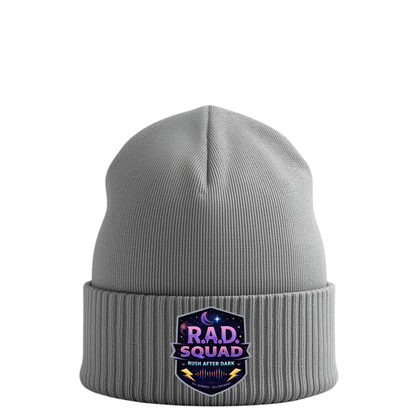 Rush After Dark Beanie | Music Logo Knit Hat for DJs & Music Lovers