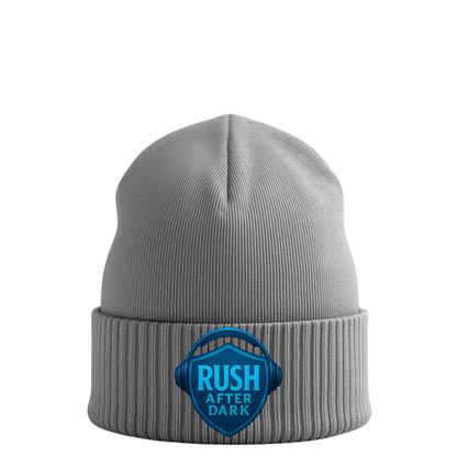 Rush After Dark Beanie | Music Logo Knit Hat for DJs & Music Lovers