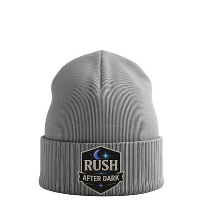 Rush After Dark Beanie | Music Logo Knit Hat for DJs & Music Lovers