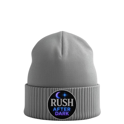 Rush After Dark Beanie | Music Logo Knit Hat for DJs & Music Lovers