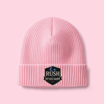 Rush After Dark Beanie | Music Logo Knit Hat for DJs & Music Lovers