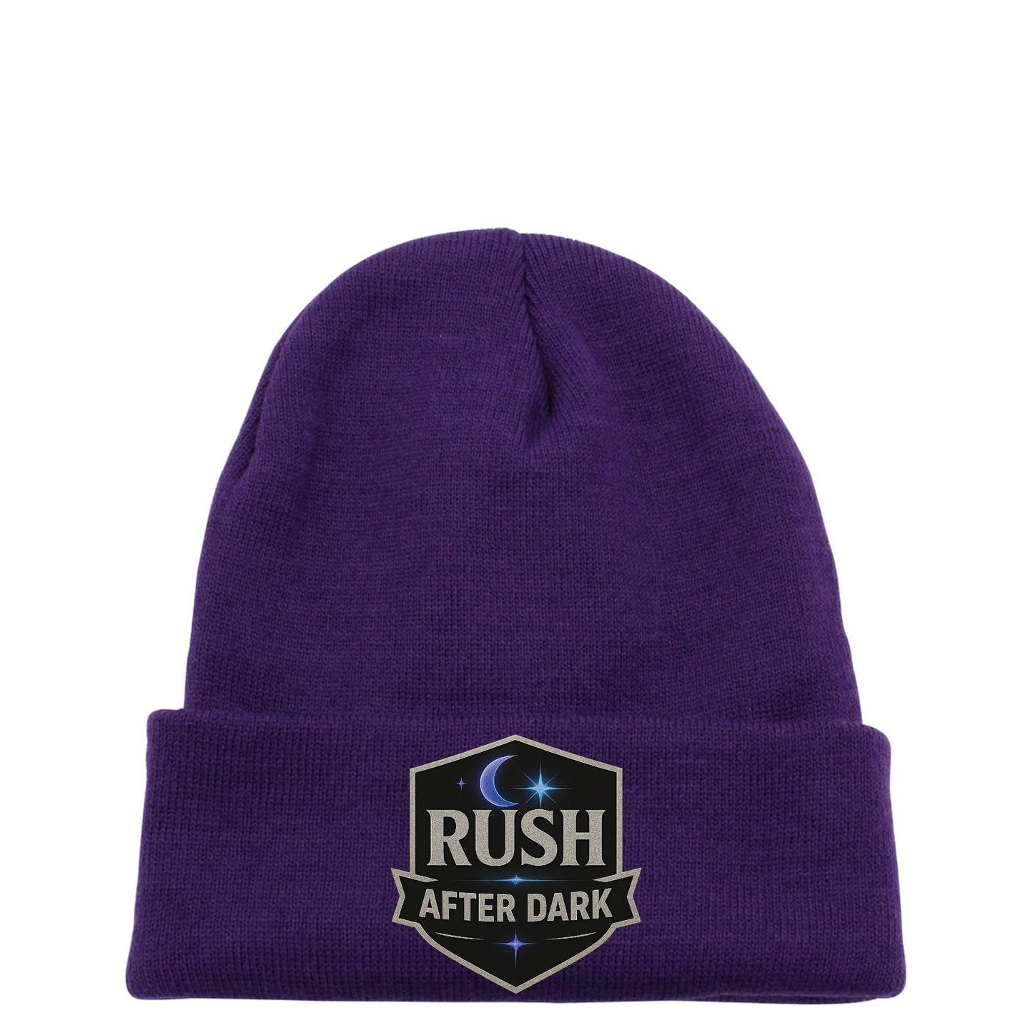 Rush After Dark Beanie | Music Logo Knit Hat for DJs & Music Lovers