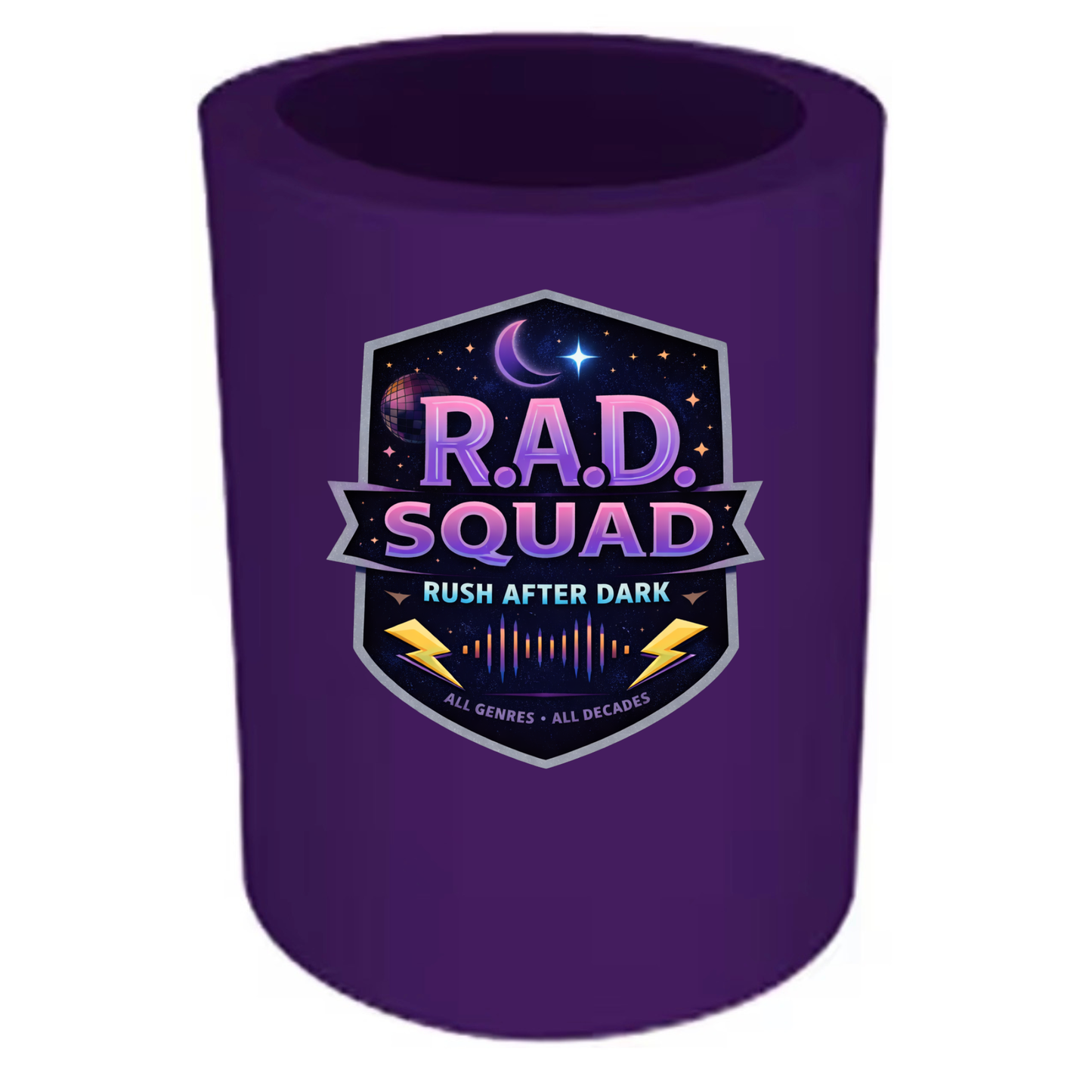 R.A.D.-ish Koozie | Rush After Dark Insulated Drink Holder