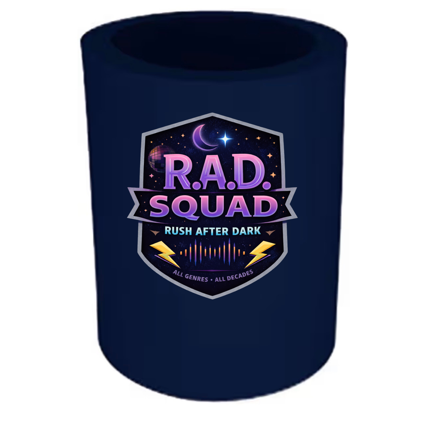 R.A.D.-ish Koozie | Rush After Dark Insulated Drink Holder