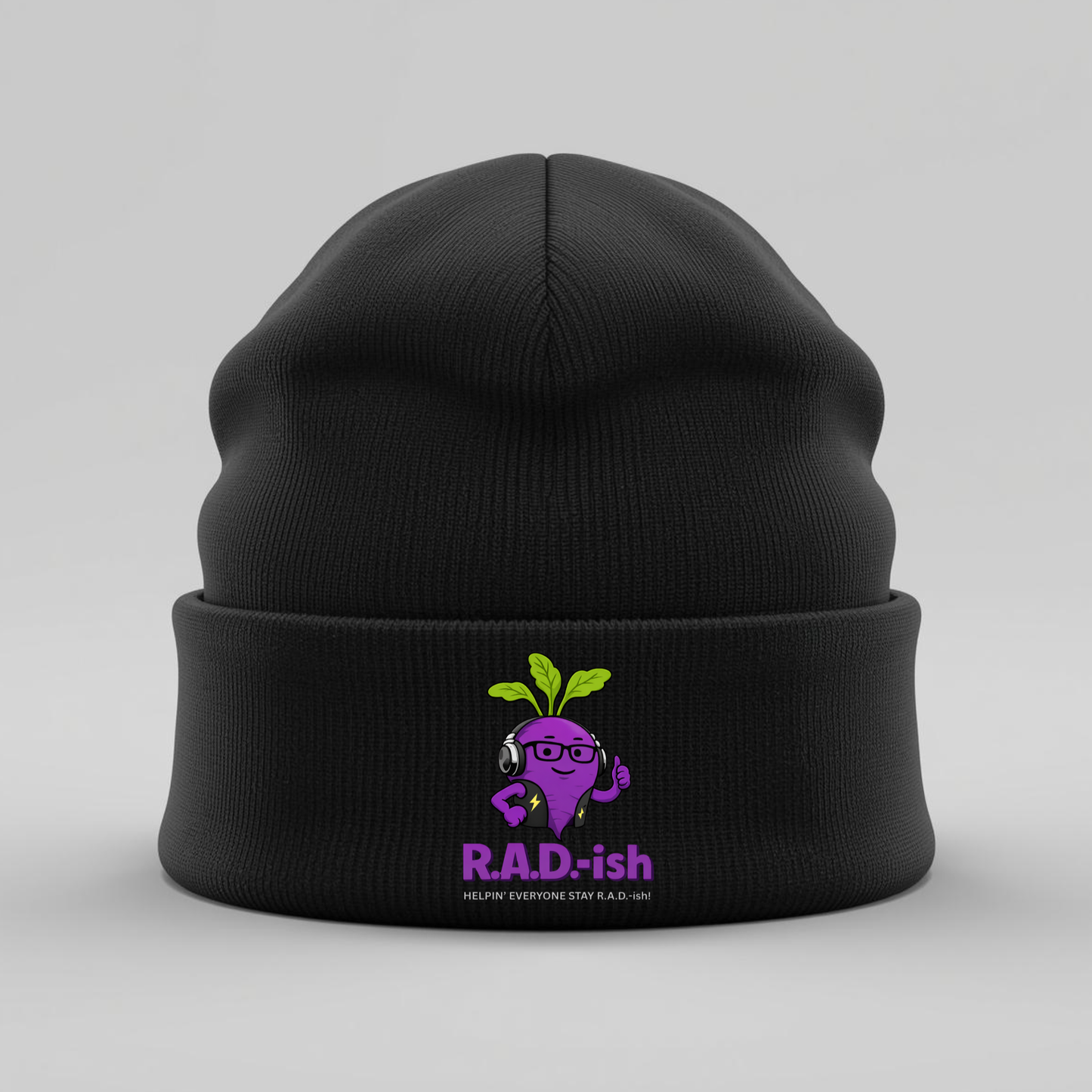 Rush After Dark Beanie | Music Logo Knit Hat for DJs & Music Lovers