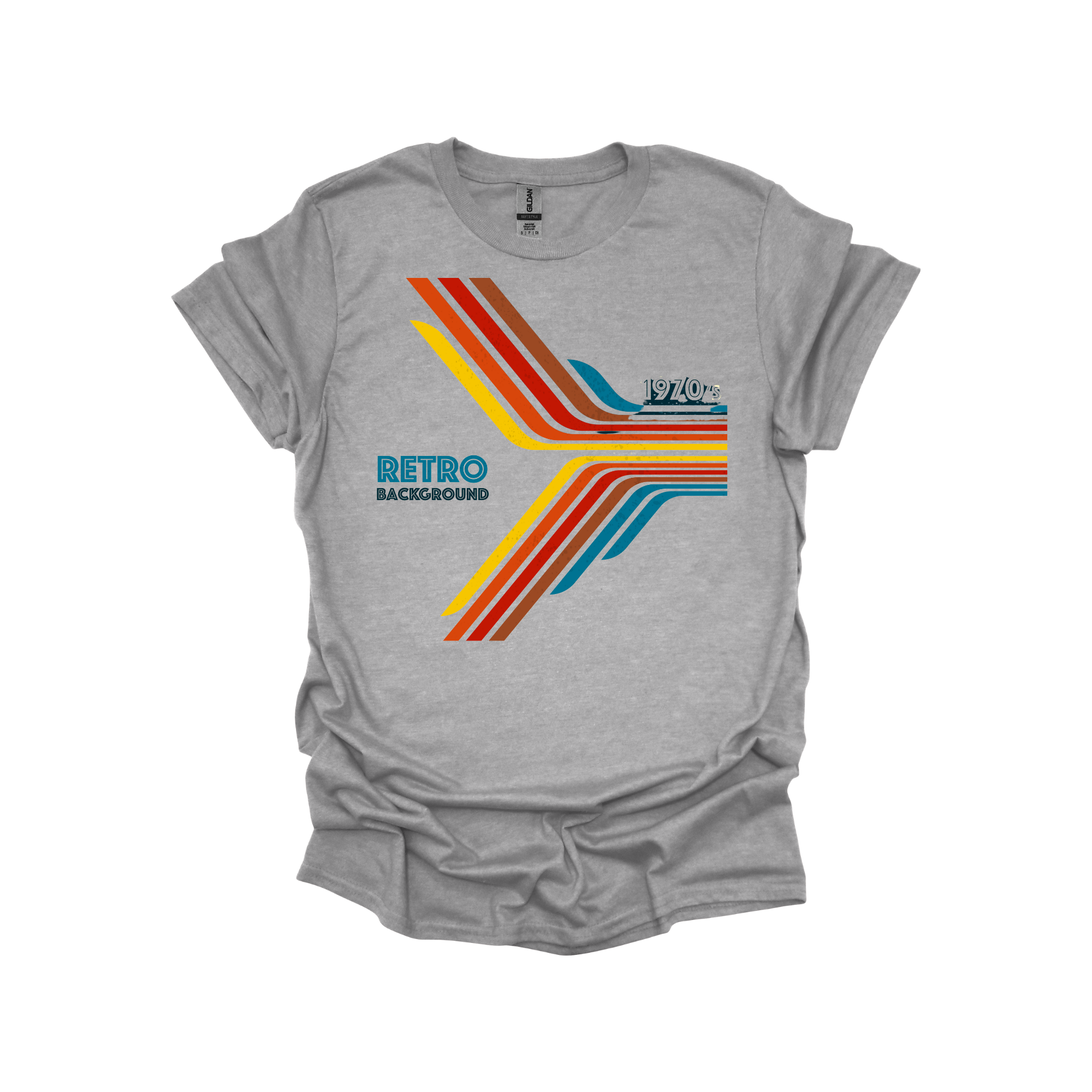 Retro 1970s Vintage Aesthetic T or Graphic Sweatshirt – Bold, Colorful & Timeless Throwback Style