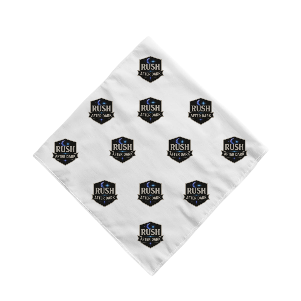 Rush After Dark Bandanas | Logo Bandanas in Multiple Colors