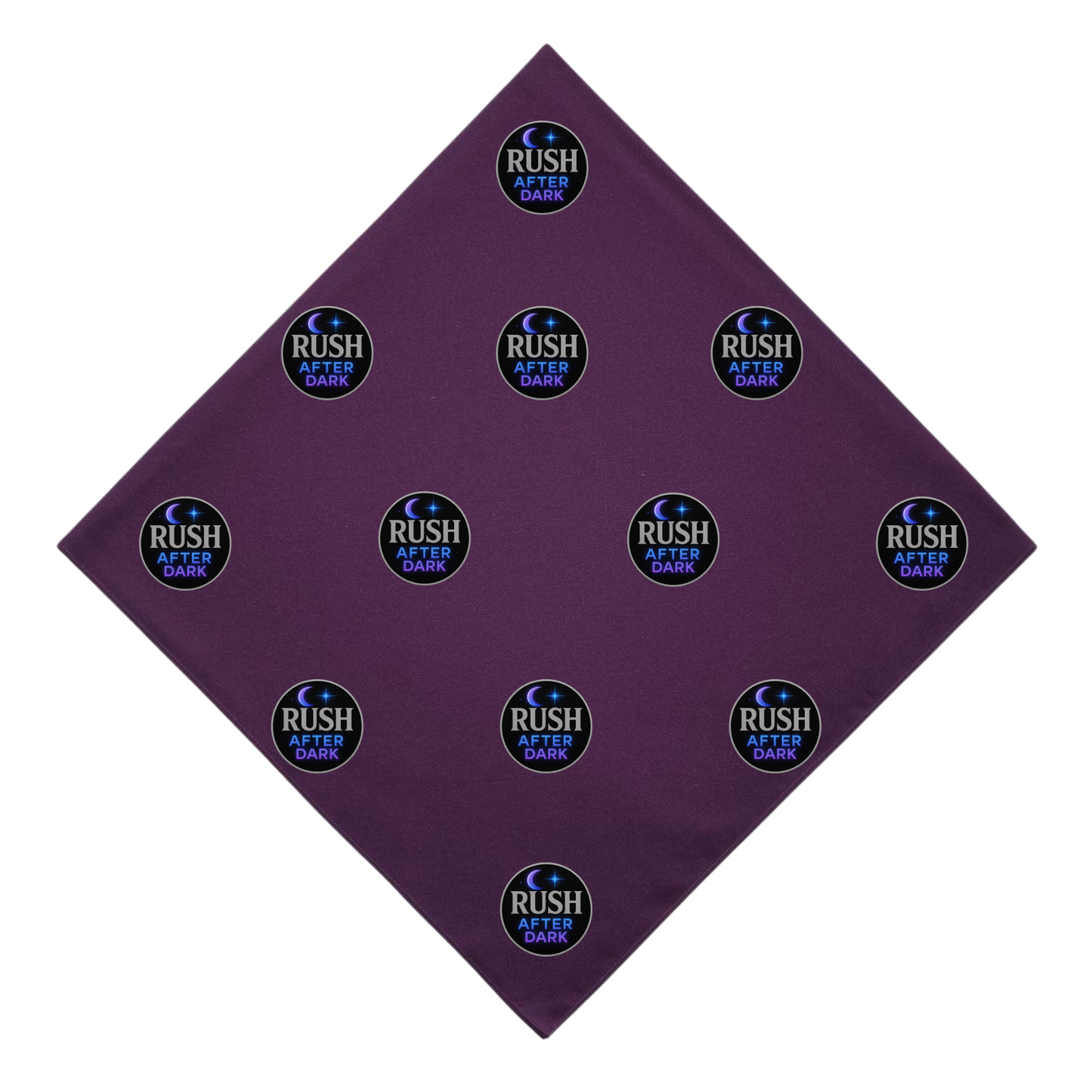 Rush After Dark Bandanas | Logo Bandanas in Multiple Colors