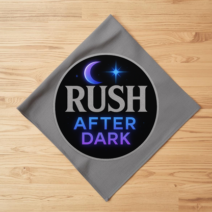 Rush After Dark Bandanas | Logo Bandanas in Multiple Colors