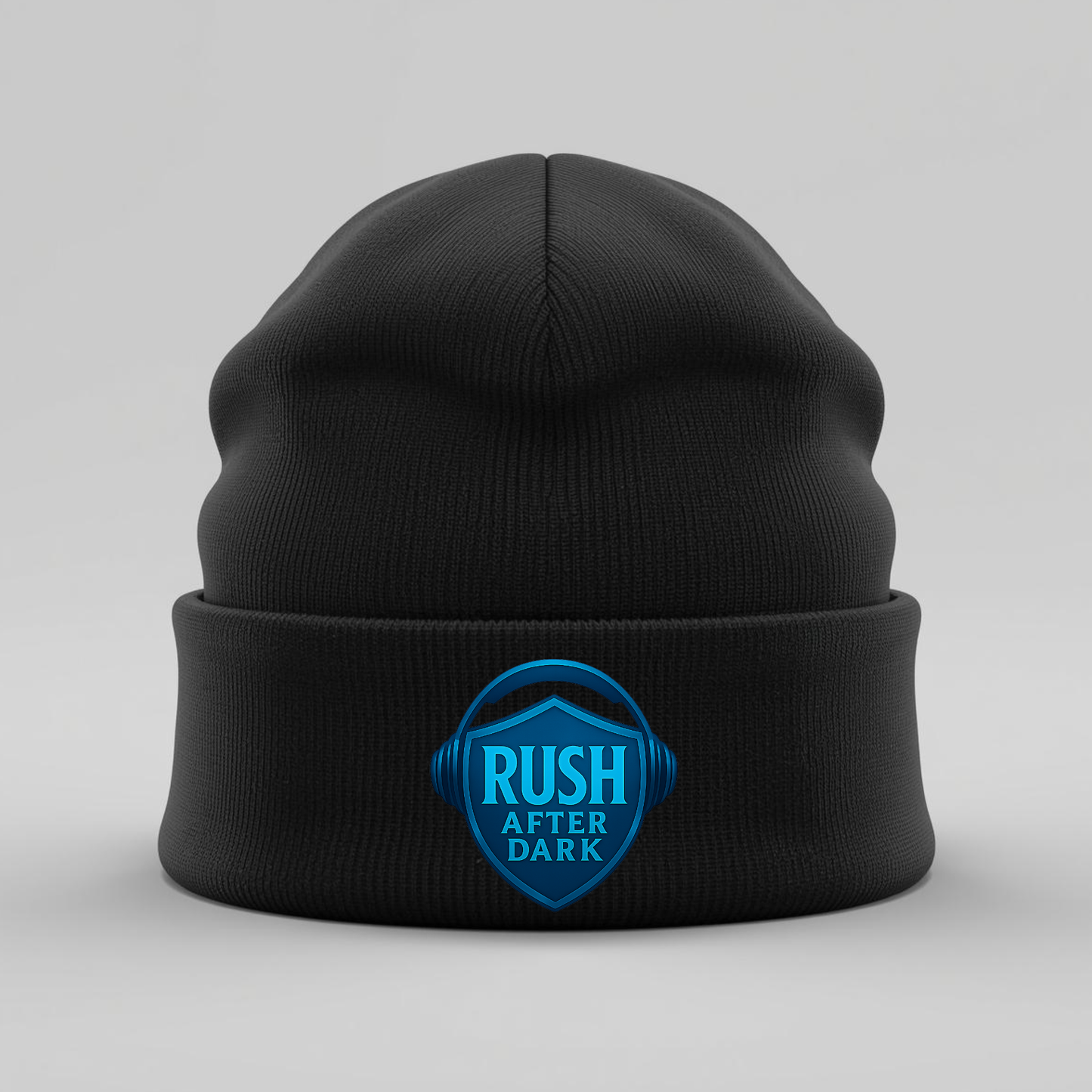 Rush After Dark Beanie | Music Logo Knit Hat for DJs & Music Lovers