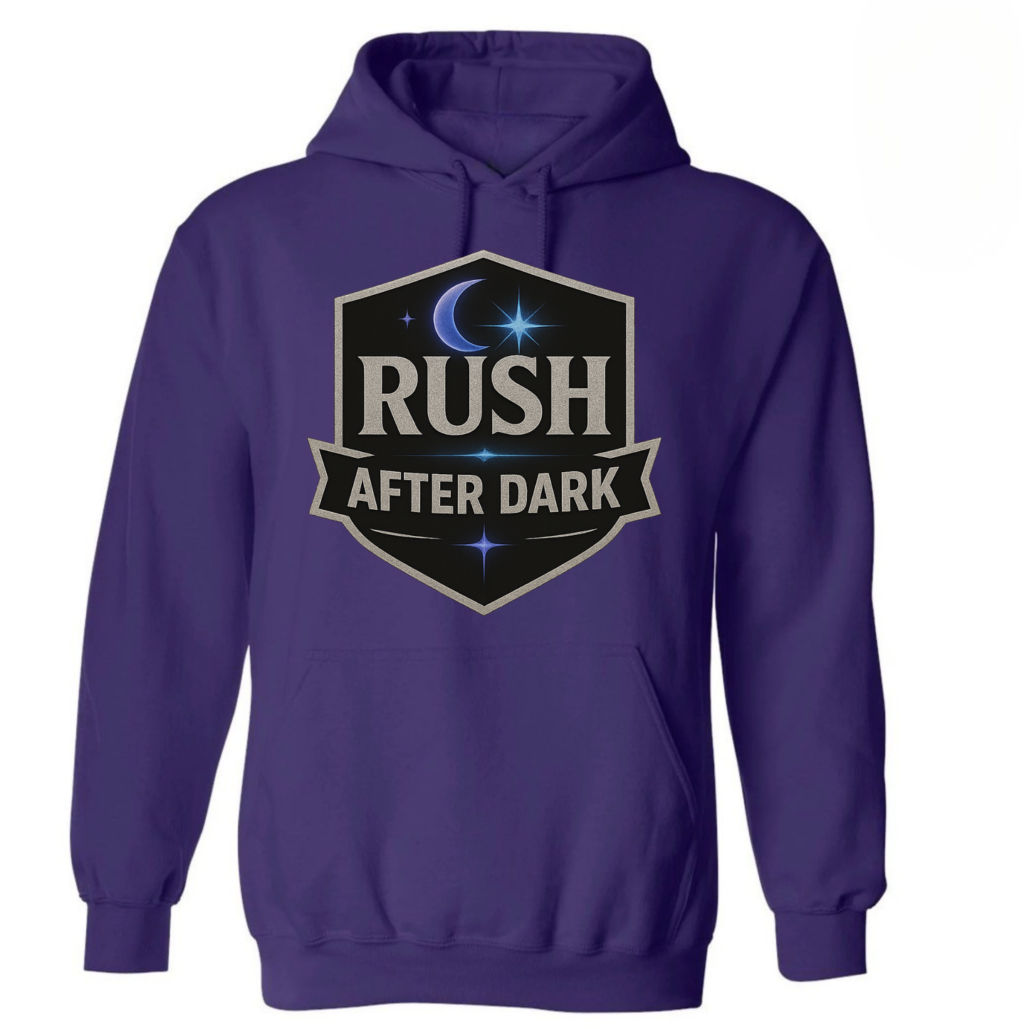 Rush After Dark Shield | Retro Night Hoodie