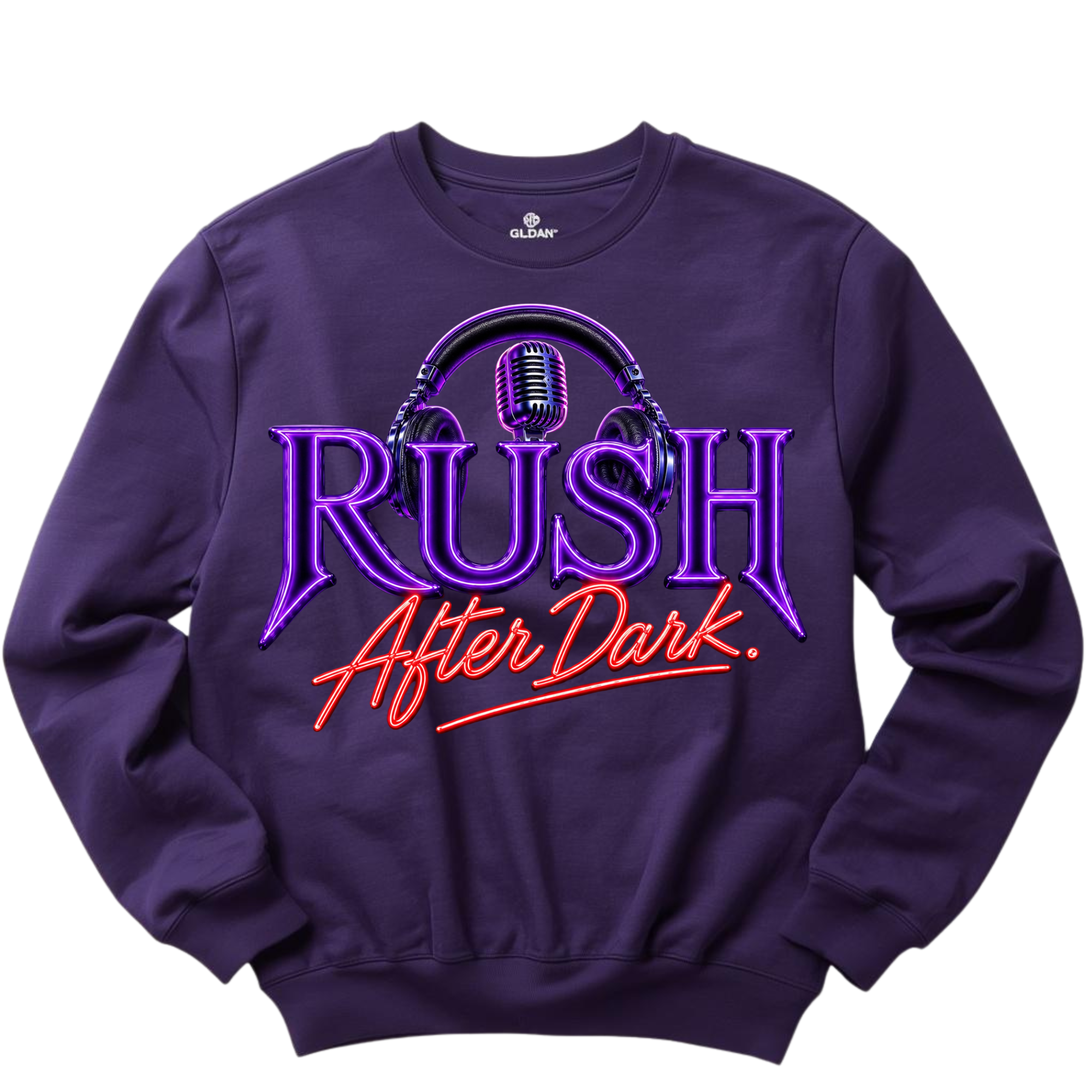 RUSH After Dark Neon Graphic Sweatshirt