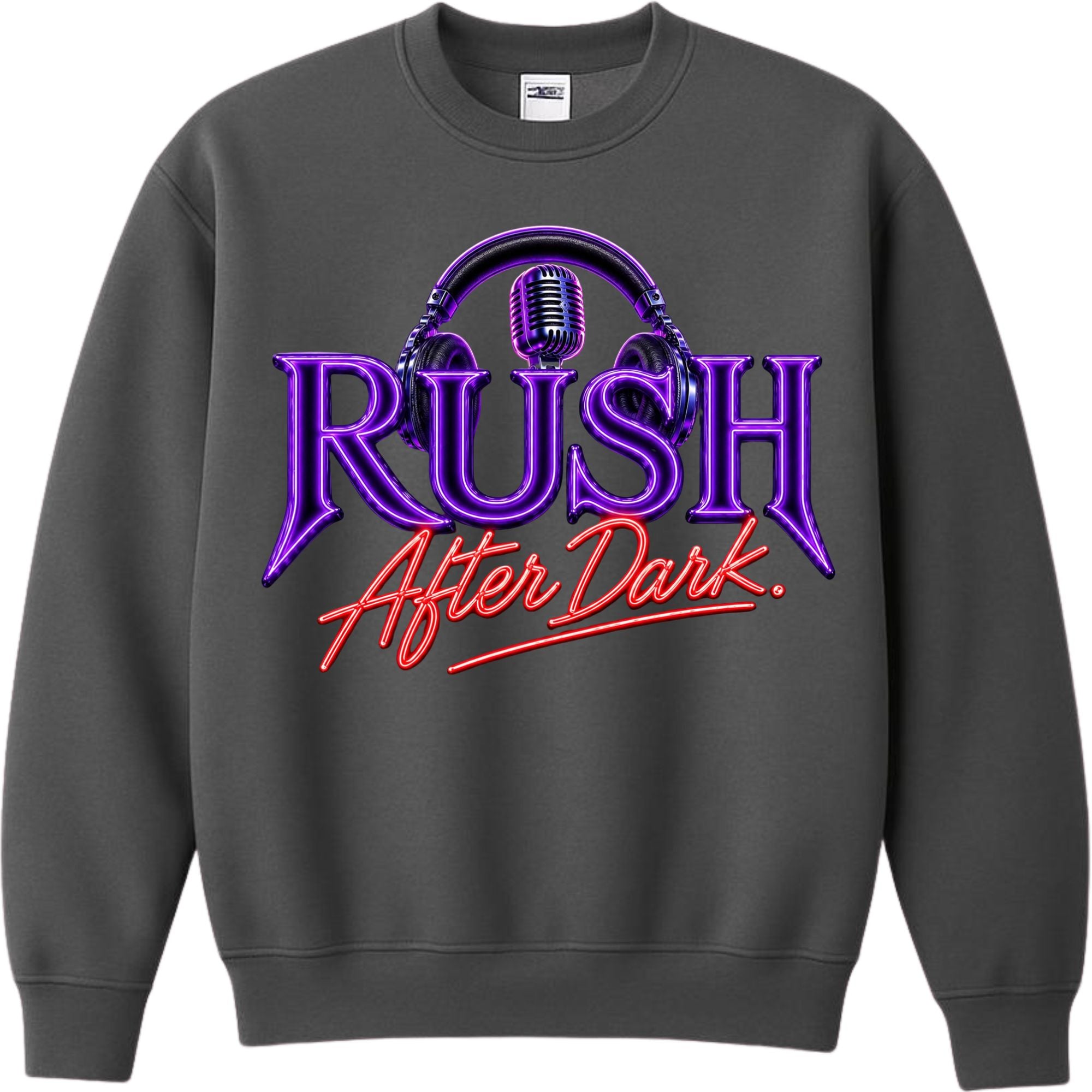 RUSH After Dark Neon Graphic Sweatshirt