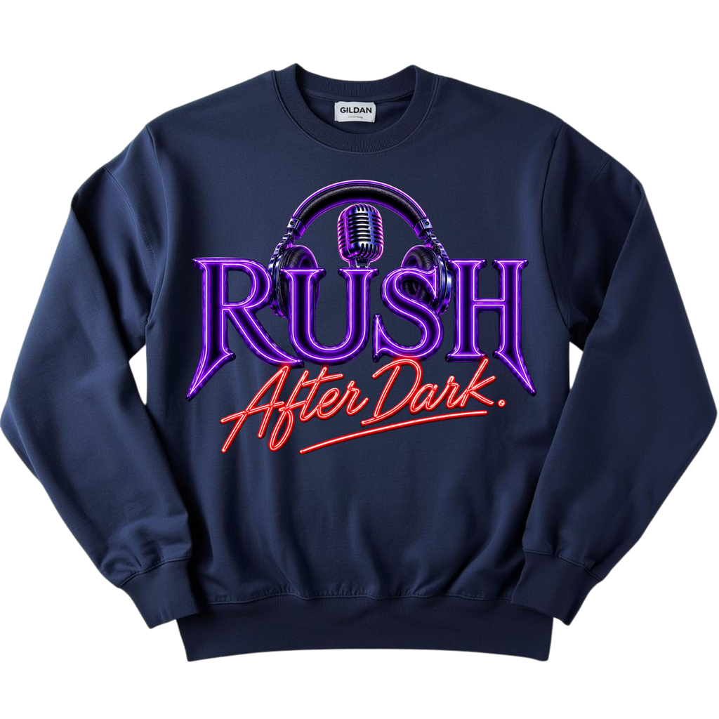 RUSH After Dark Neon Graphic Sweatshirt