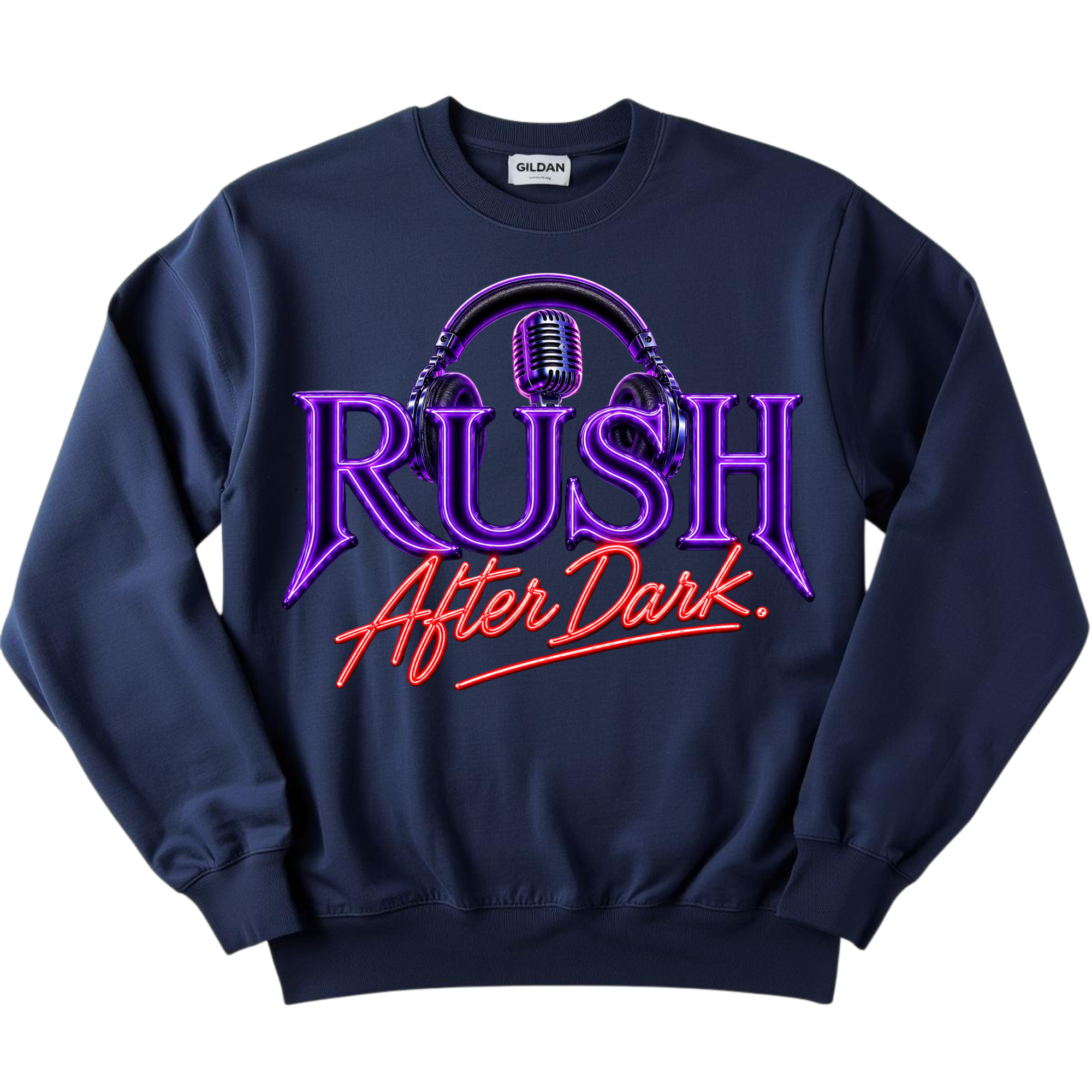 RUSH After Dark Neon Graphic Sweatshirt