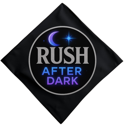Rush After Dark Bandanas | Logo Bandanas in Multiple Colors