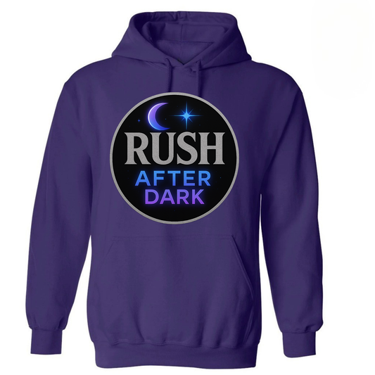 Rush After Dark Circle | Retro Night Music Hoodie