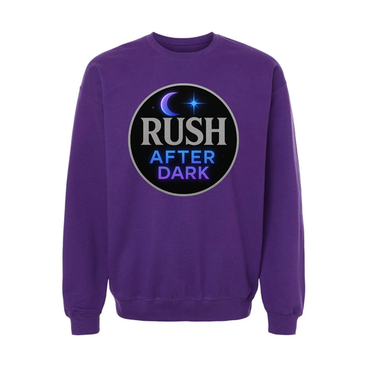 Rush After Dark Circle | Retro Night Music Sweatshirt