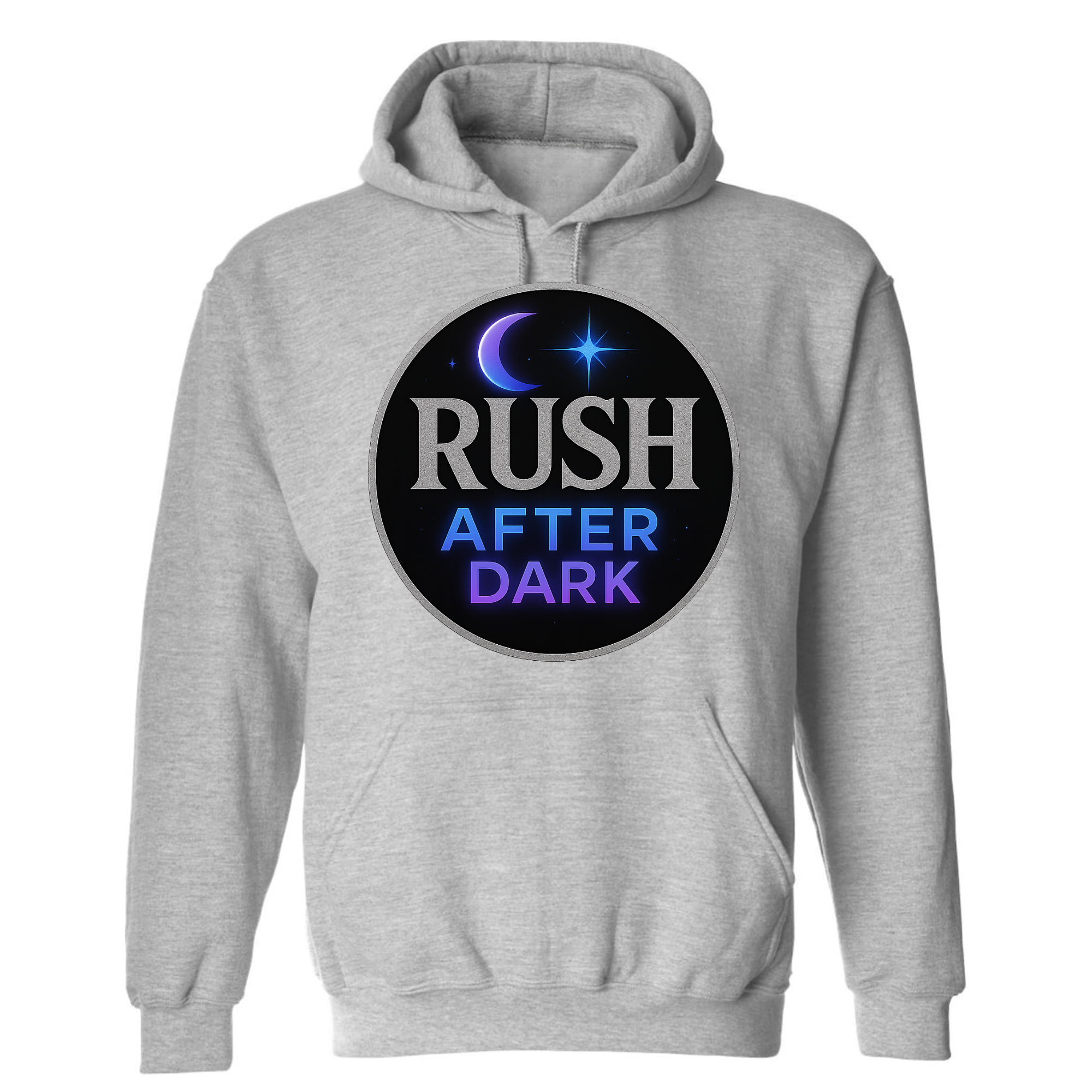 Rush After Dark Circle | Retro Night Music Hoodie