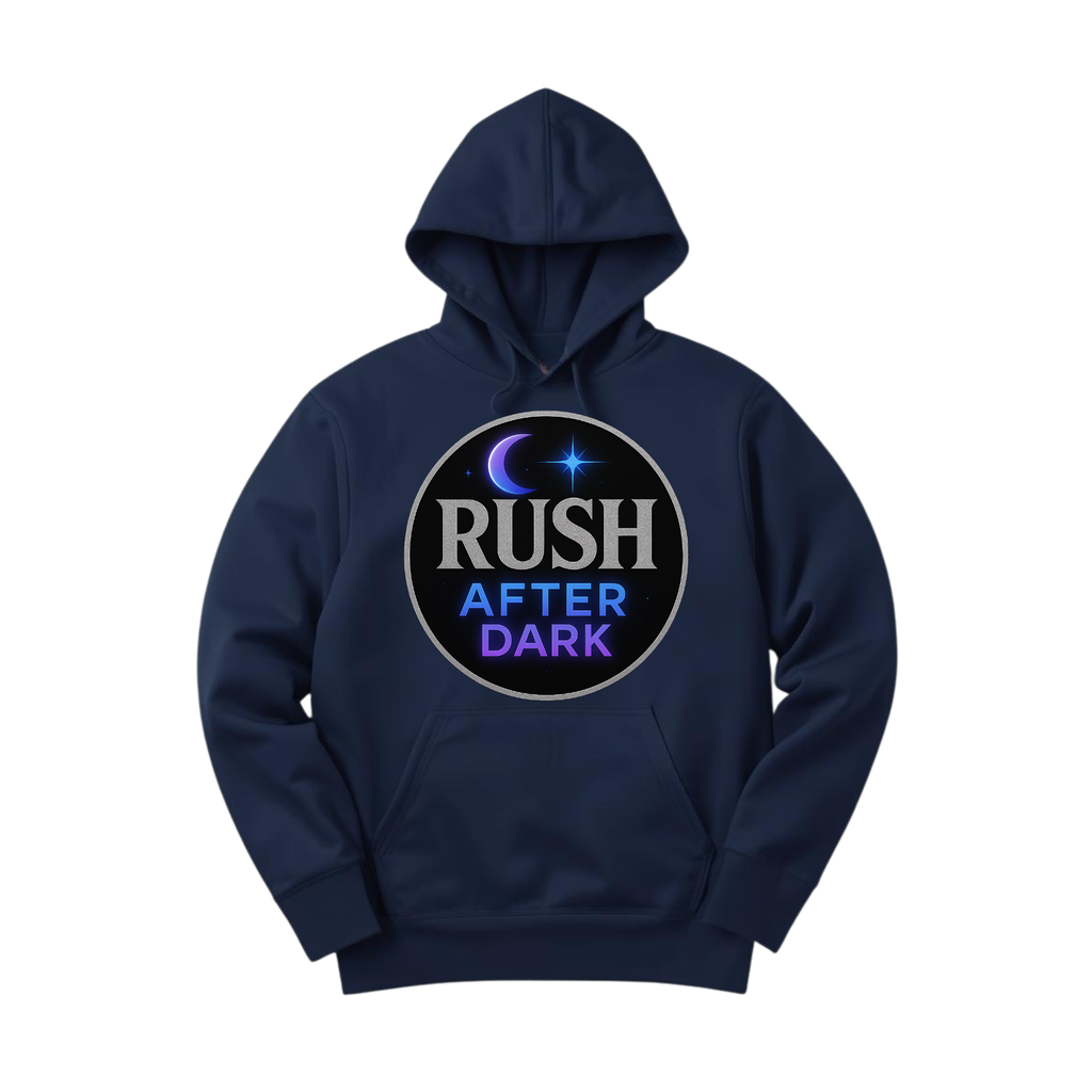 Rush After Dark Circle | Retro Night Music Hoodie
