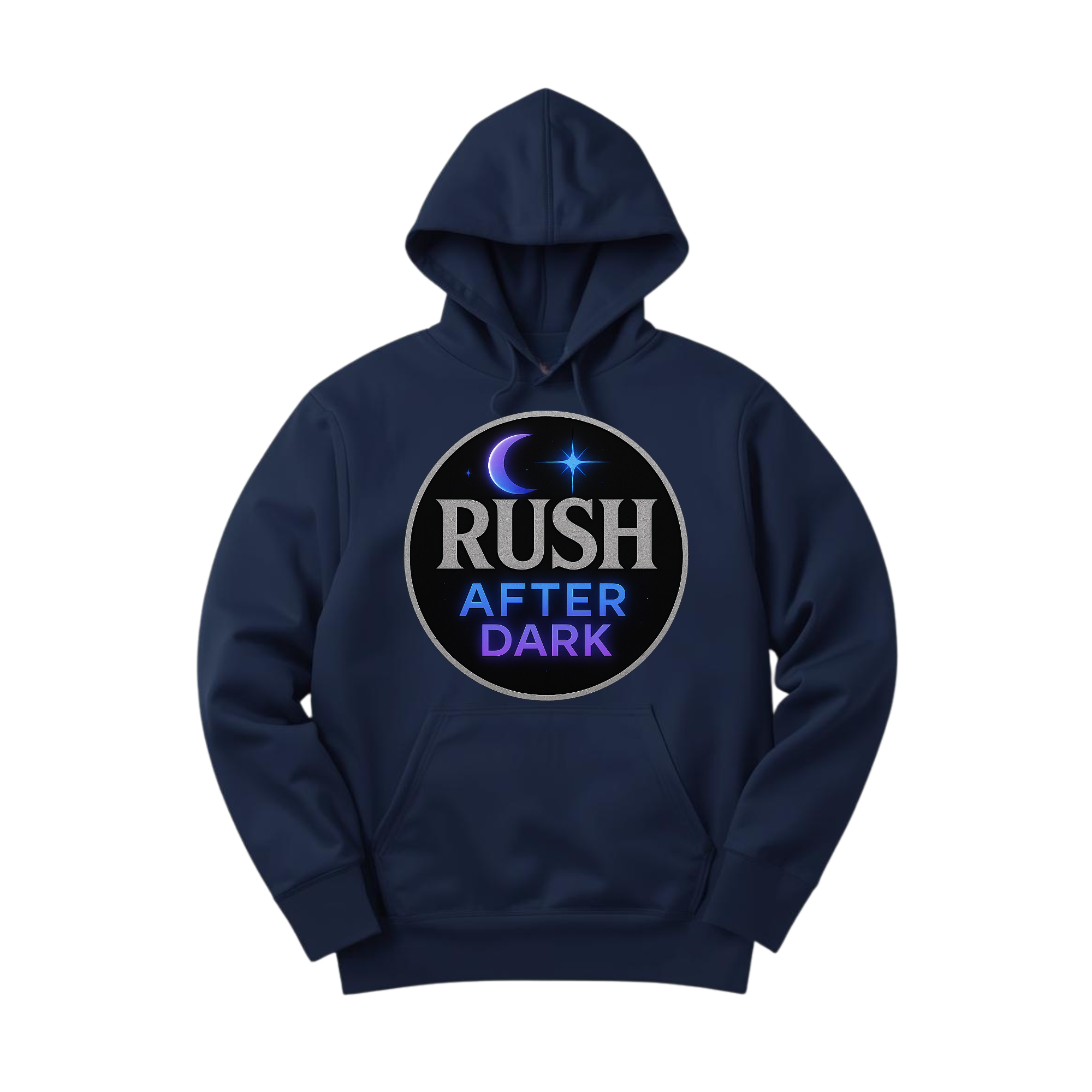 Rush After Dark Circle | Retro Night Music Hoodie