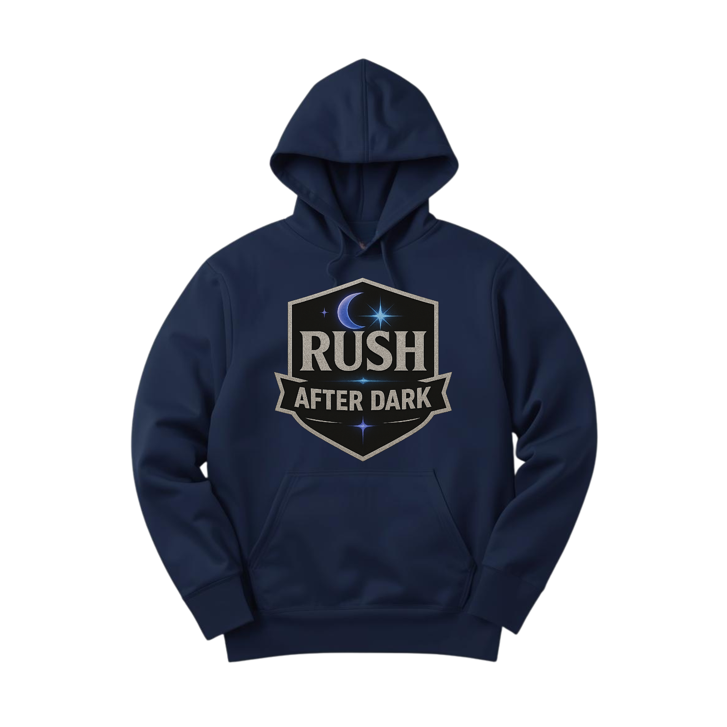 Rush After Dark Shield | Retro Night Hoodie