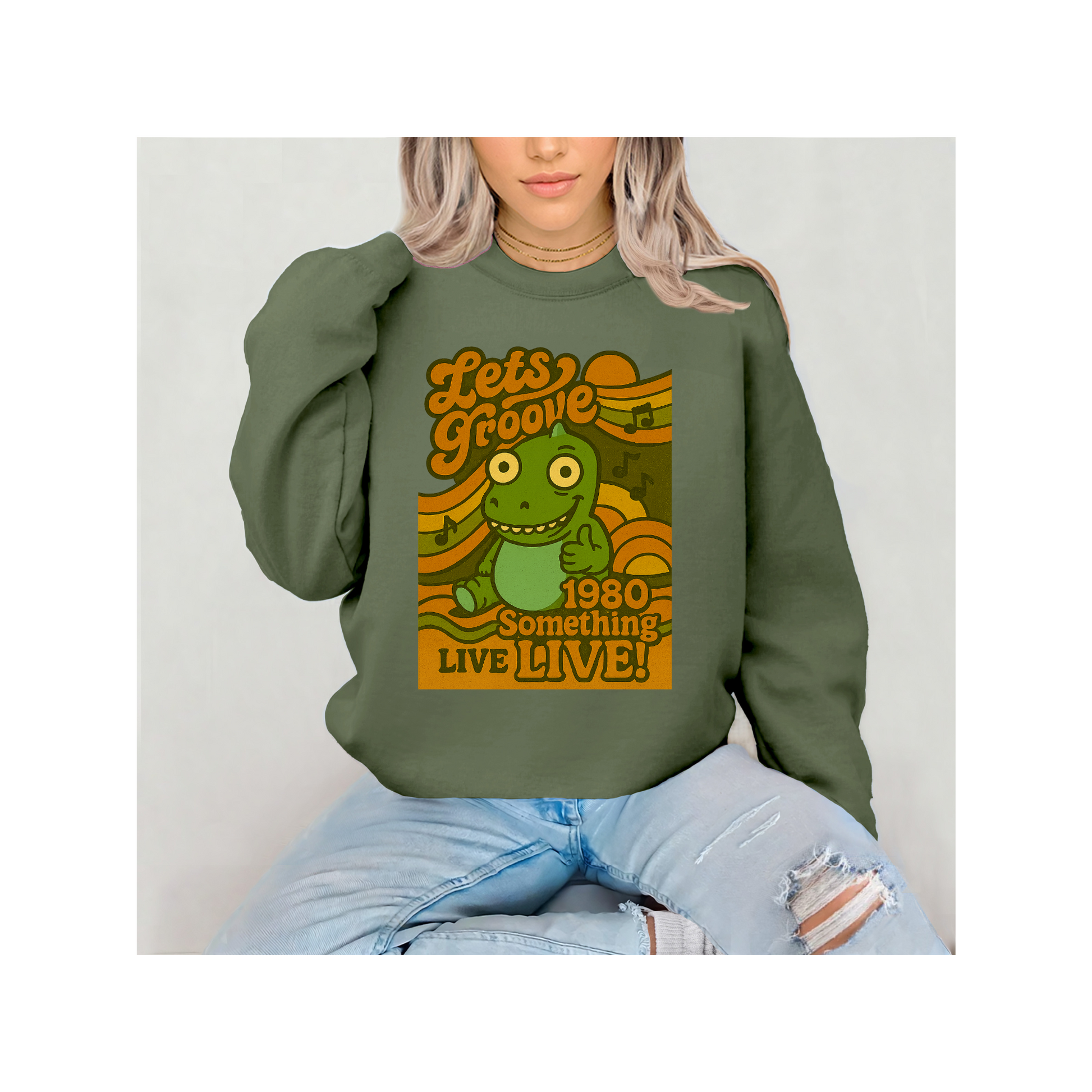 Retro 1980 Something LIVE Tiny Diny T-shirt or Sweatshirt