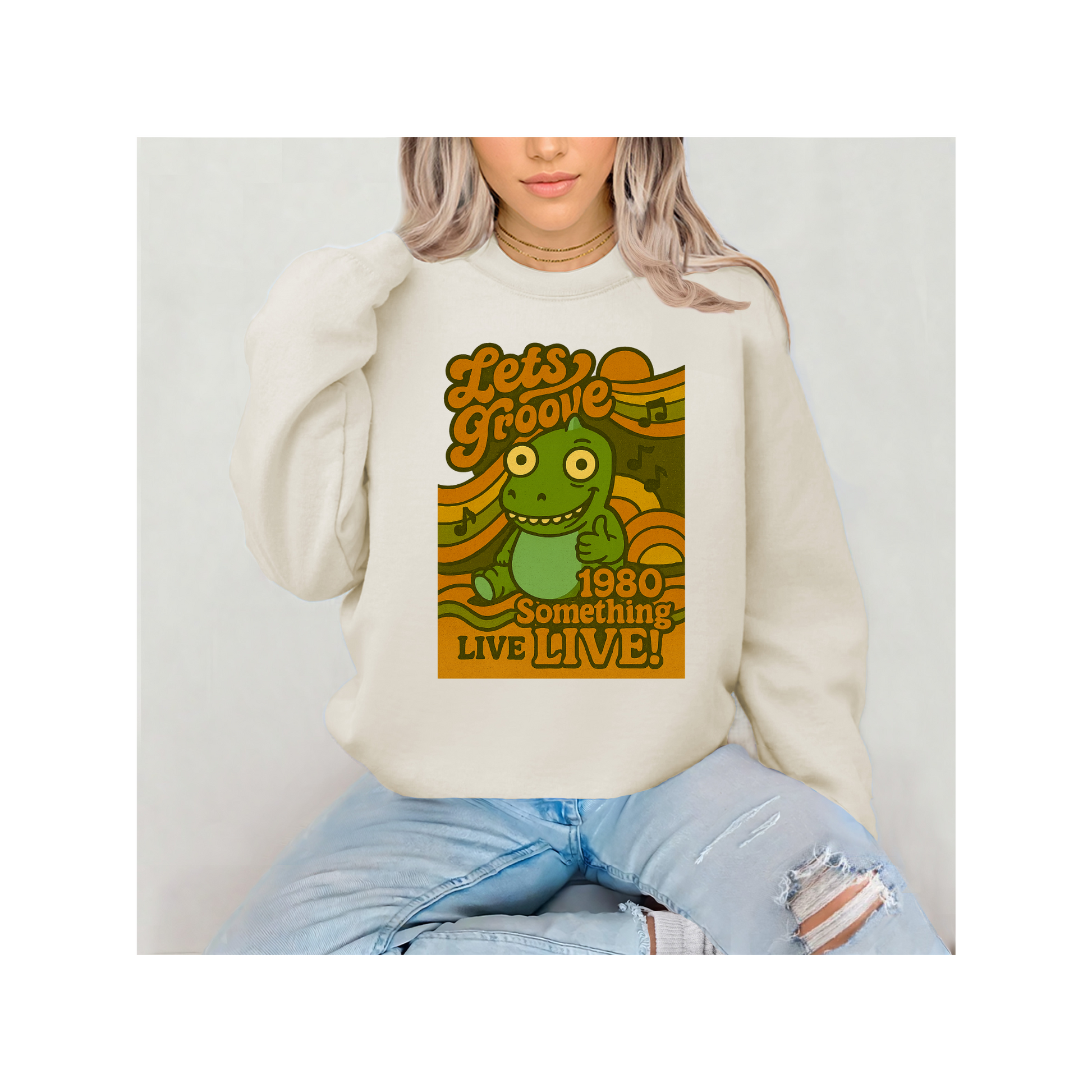 Retro 1980 Something LIVE Tiny Diny T-shirt or Sweatshirt