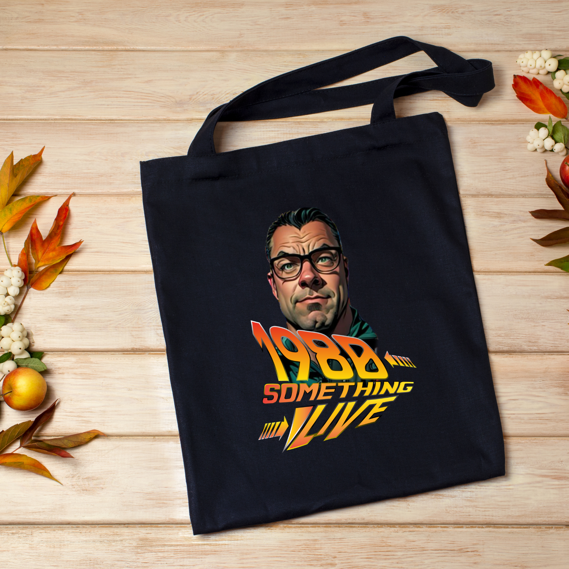 1980 Something LIVE Retro Tote Bag