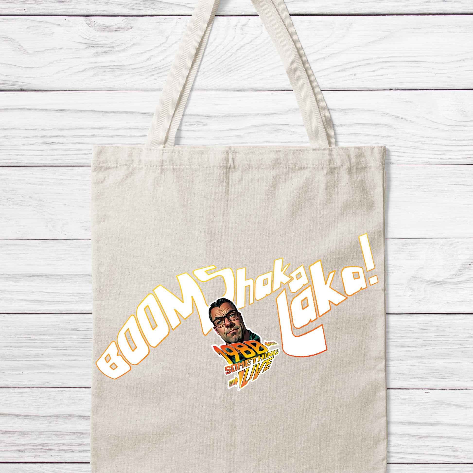 1980 Something LIVE Retro Tote Bag