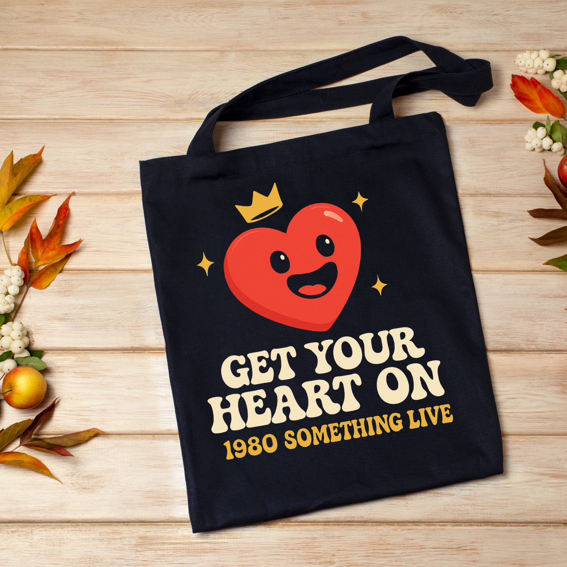 1980 Something LIVE Retro Tote Bag