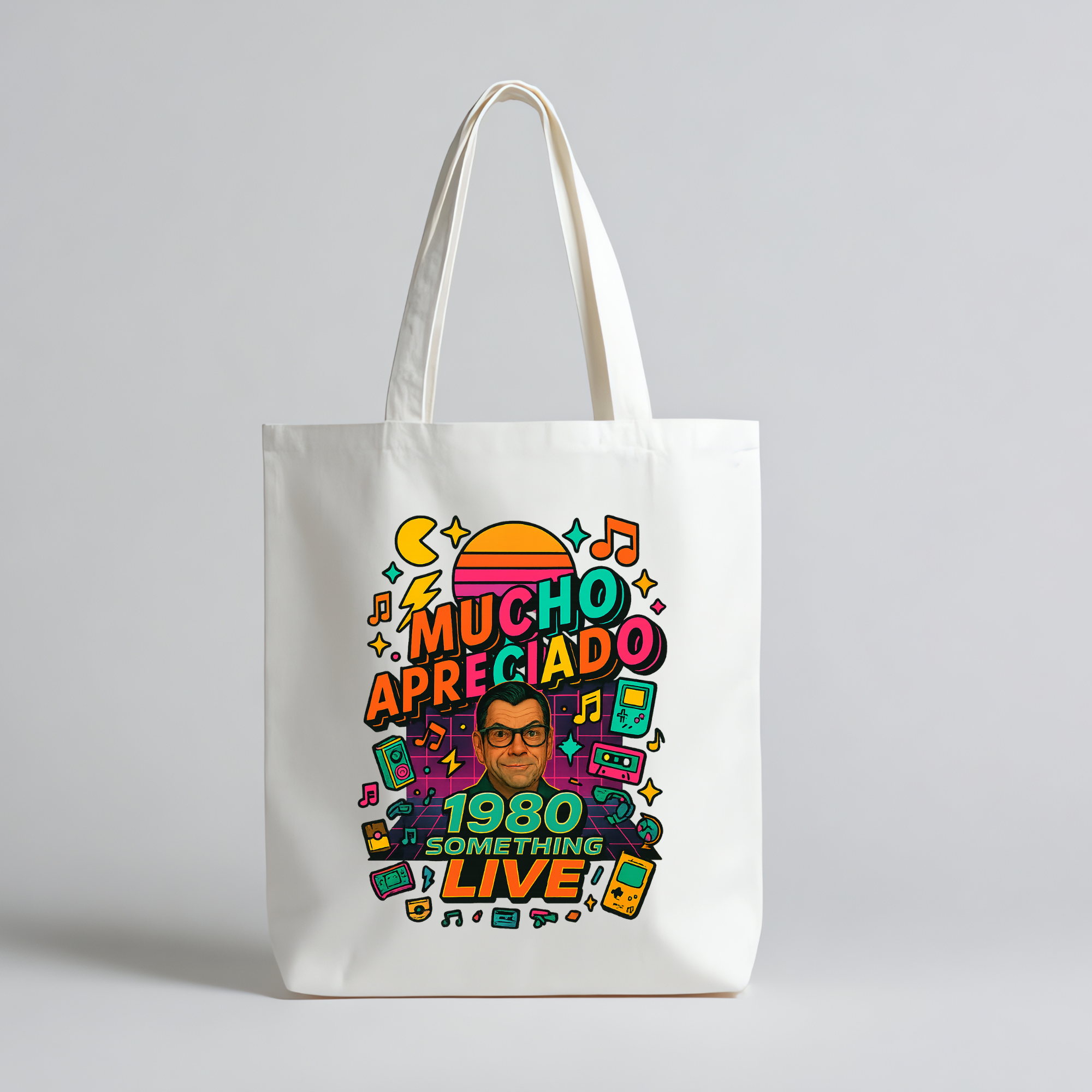 1980 Something LIVE Tote Bag Collection (Variety of Designs Available) – Where Nostalgia, Humor & Heart Collide