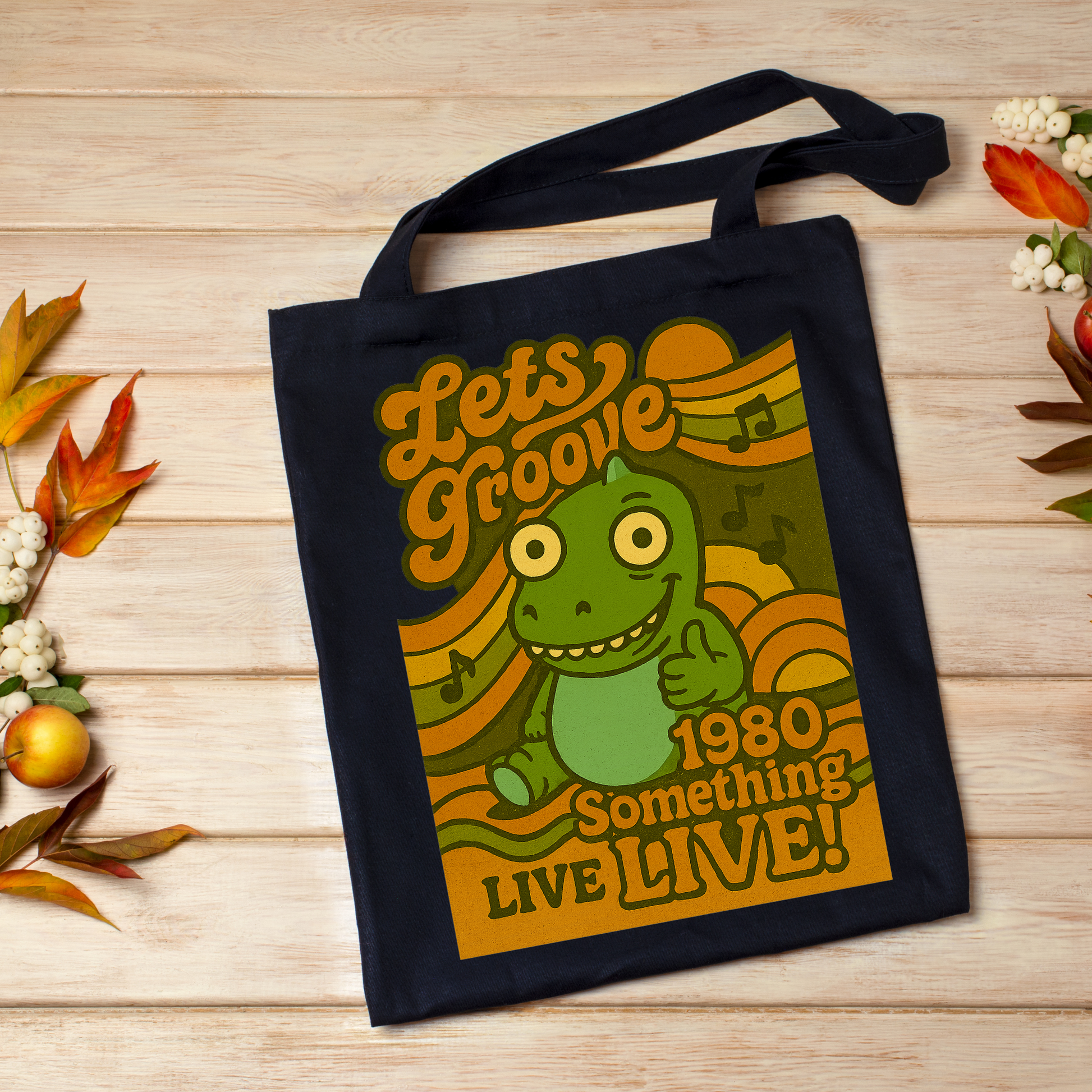 1980 Something LIVE Retro Tote Bag