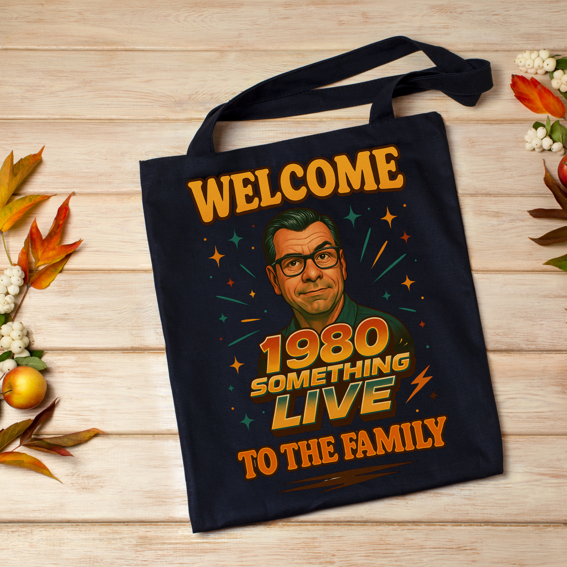 1980 Something LIVE Retro Tote Bag