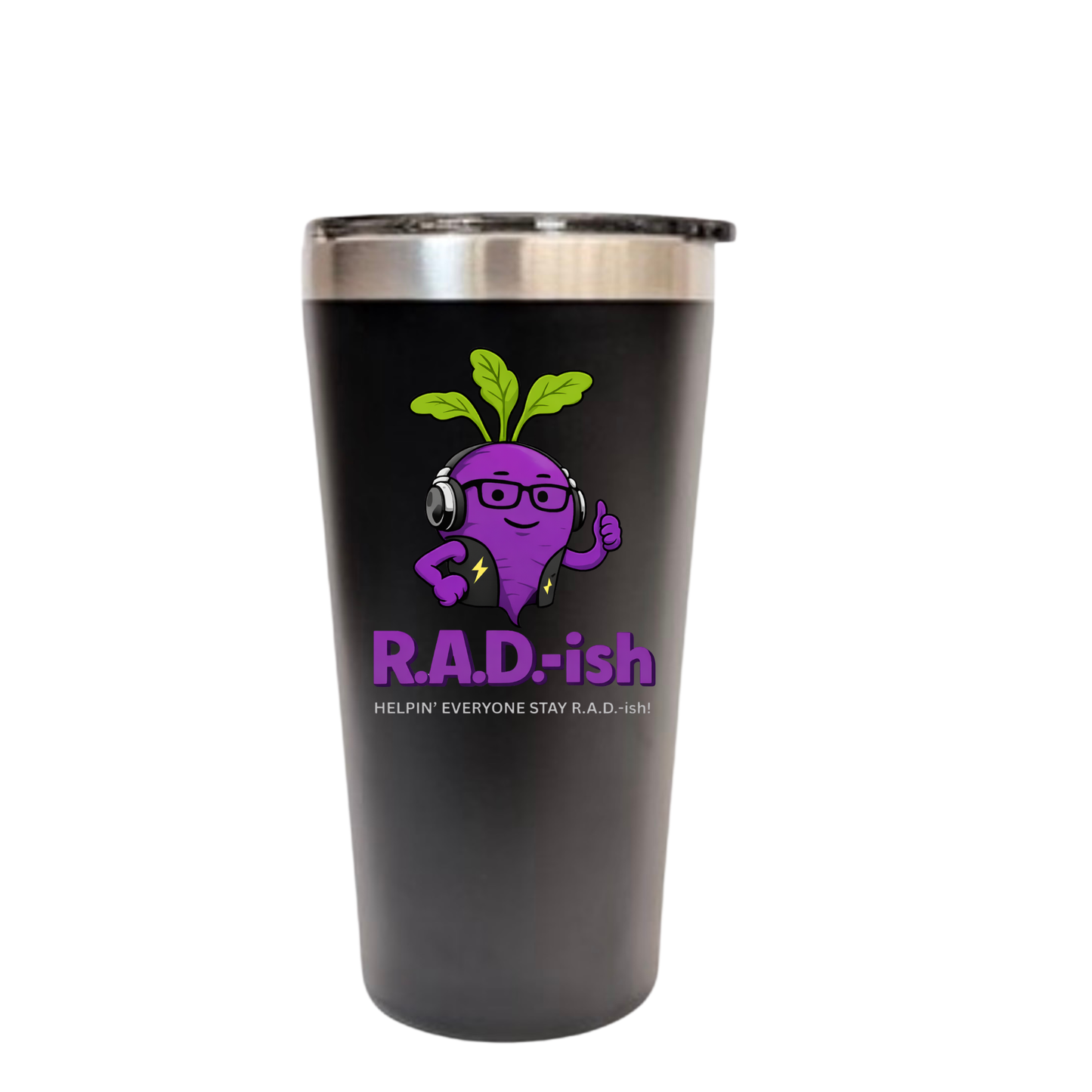 Rush After Dark R.A.D. Squad Tumbler | Insulated Stainless Steel Cup 16 oz