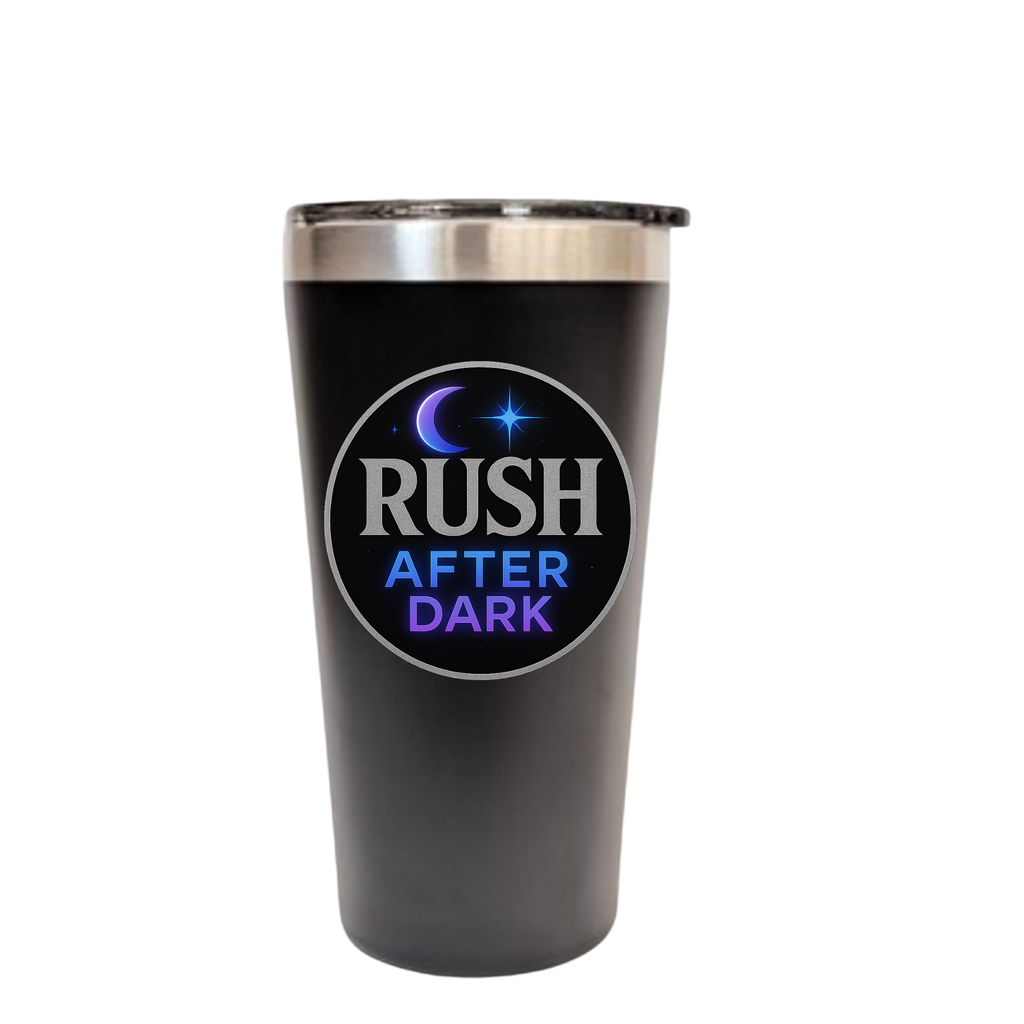 Rush After Dark R.A.D. Squad Tumbler | Insulated Stainless Steel Cup 20 oz