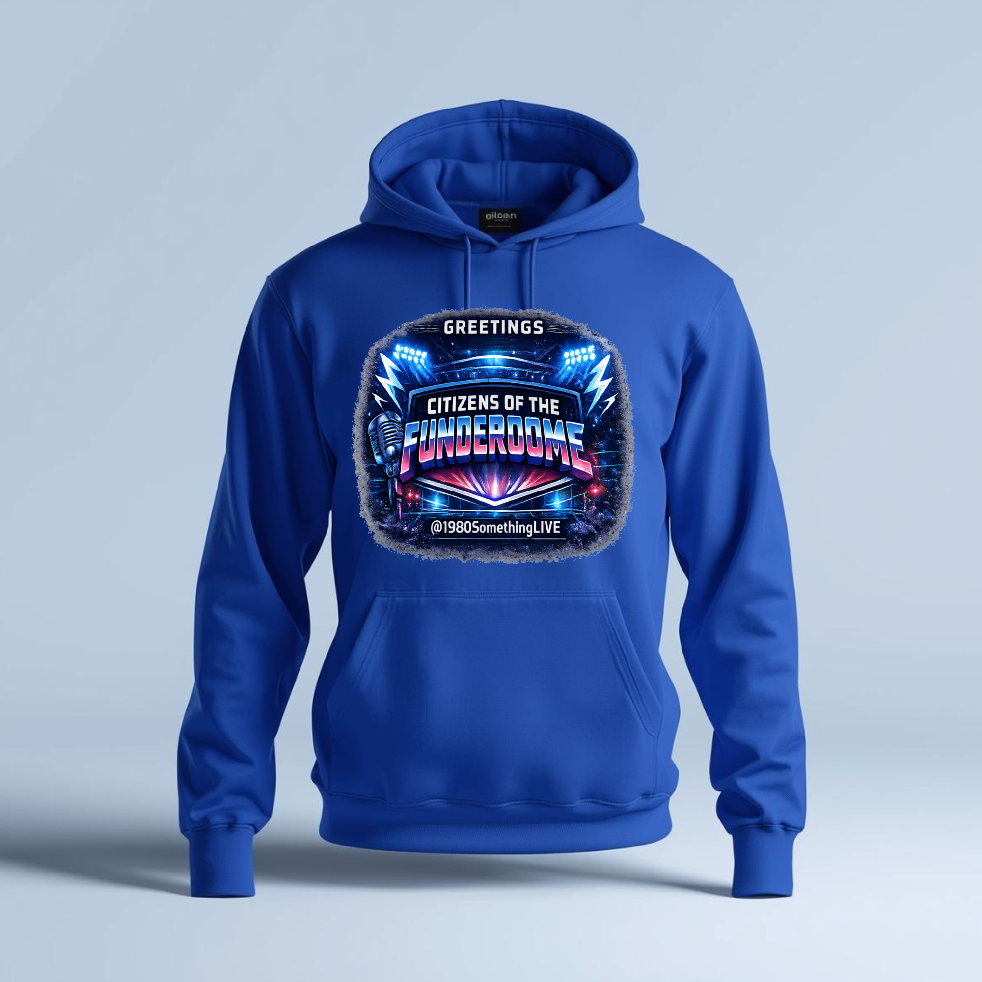 Greetings, Citizens of the Funderdome | 80s Retro Hoodie by 1980SomethingLIVE