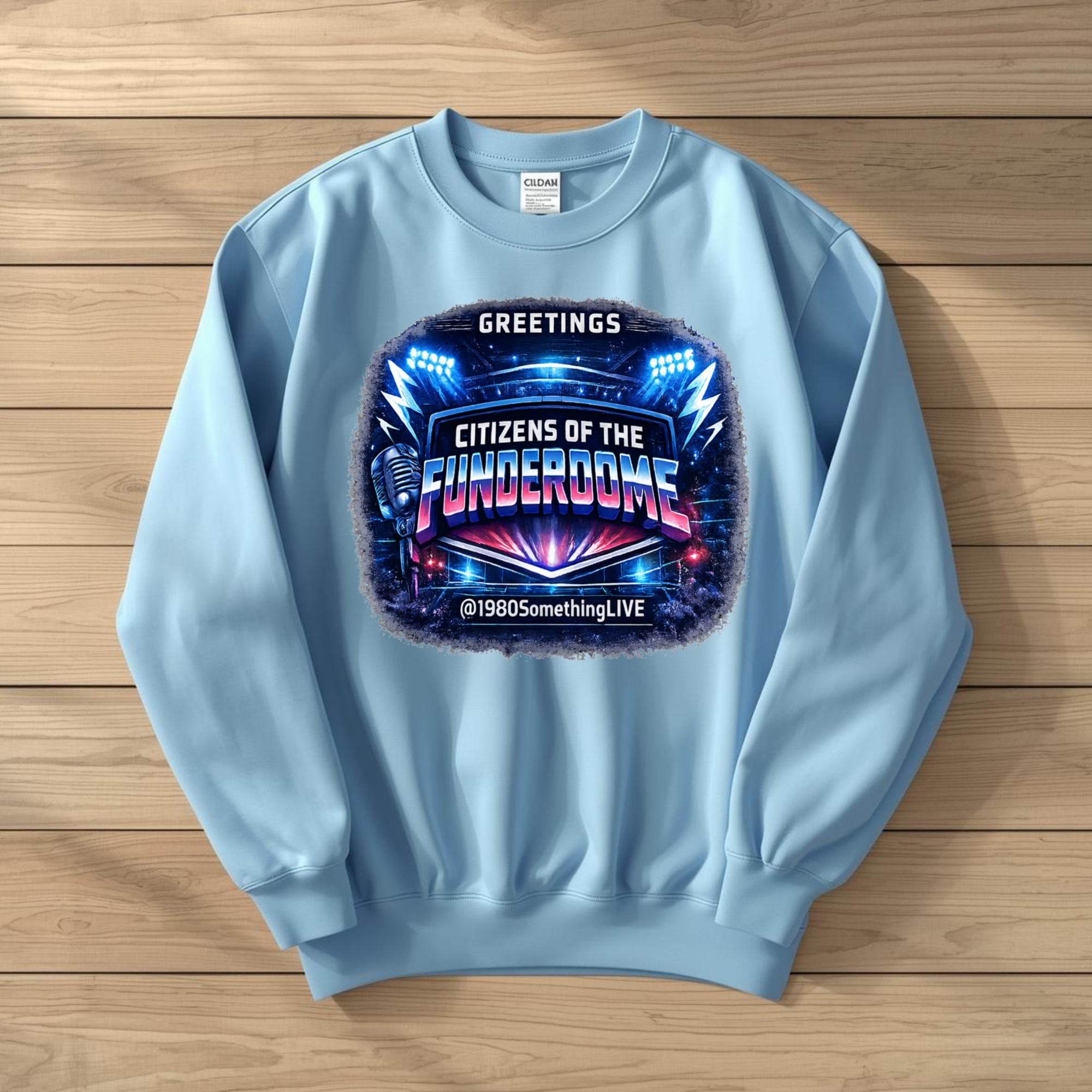Greetings, Citizens of the Funderdome | 80s Retro Sweatshirt by 1980SomethingLIVE