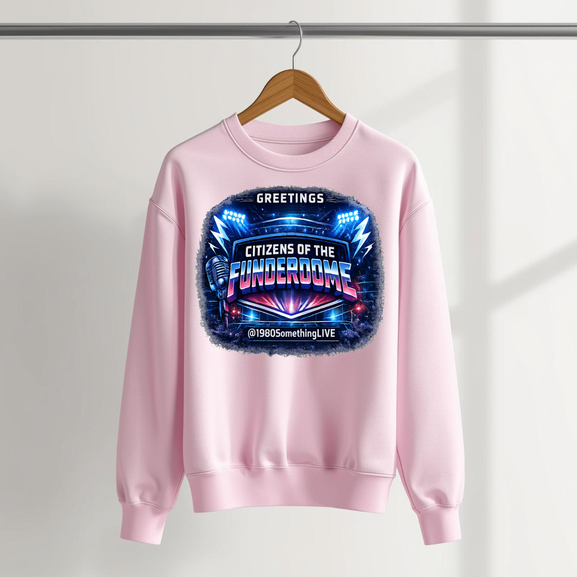Greetings, Citizens of the Funderdome | 80s Retro Sweatshirt by 1980SomethingLIVE