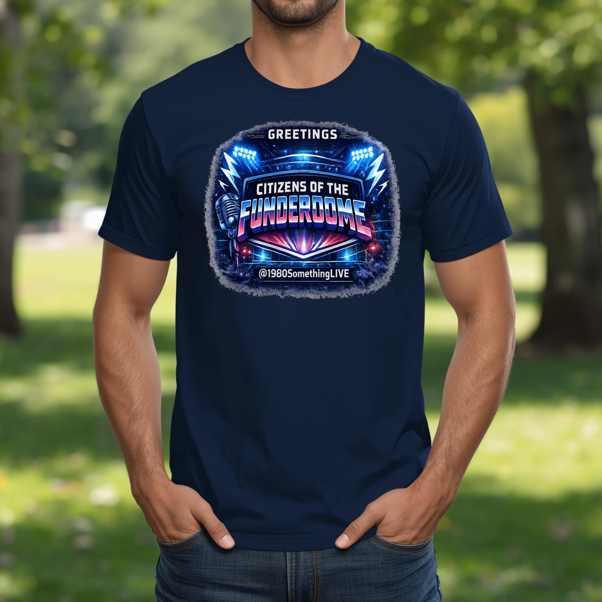 Greetings, Citizens of the Funderdome | 80s Retro Tee by 1980SomethingLIVE
