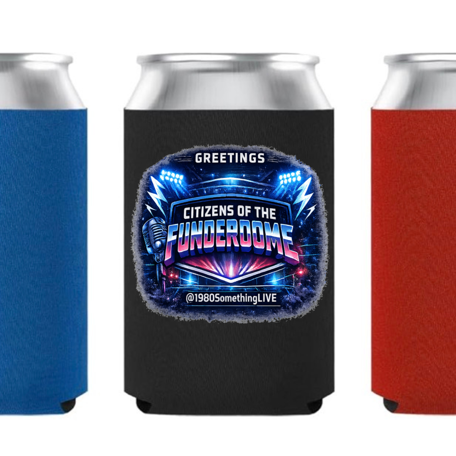 1980 Something LIVE! Koozie Collection (Variety of Designs Available) – Retro Vibes & Cool Drinks for the Gen X Soul