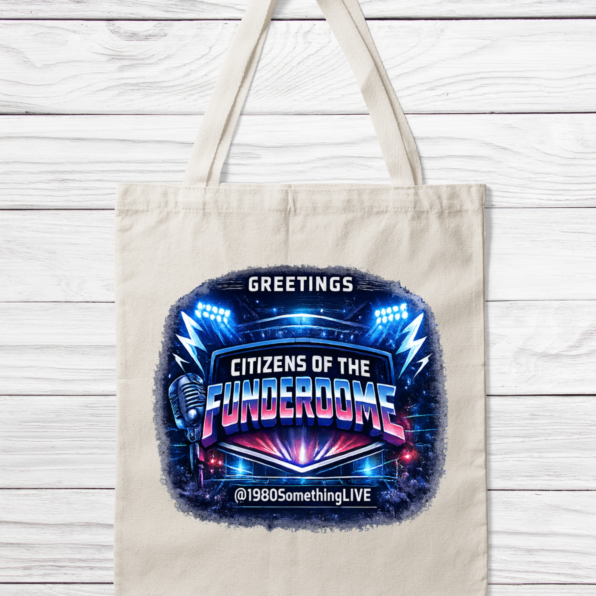 1980 Something LIVE Tote Bag Collection (Variety of Designs Available) – Where Nostalgia, Humor & Heart Collide