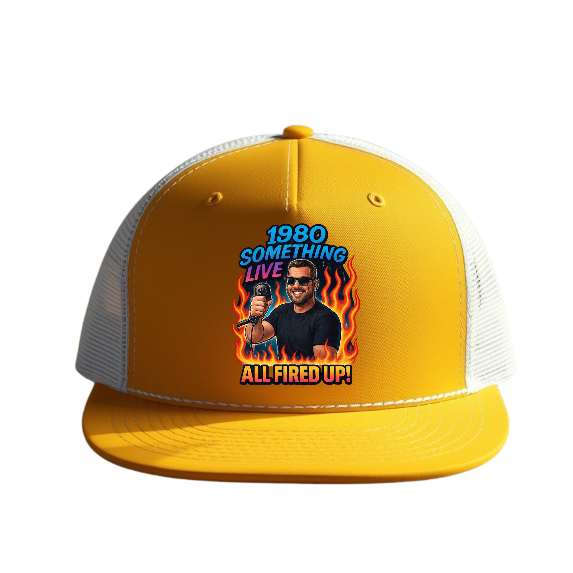1980 Something Live “All Fired Up” Graphic Hat