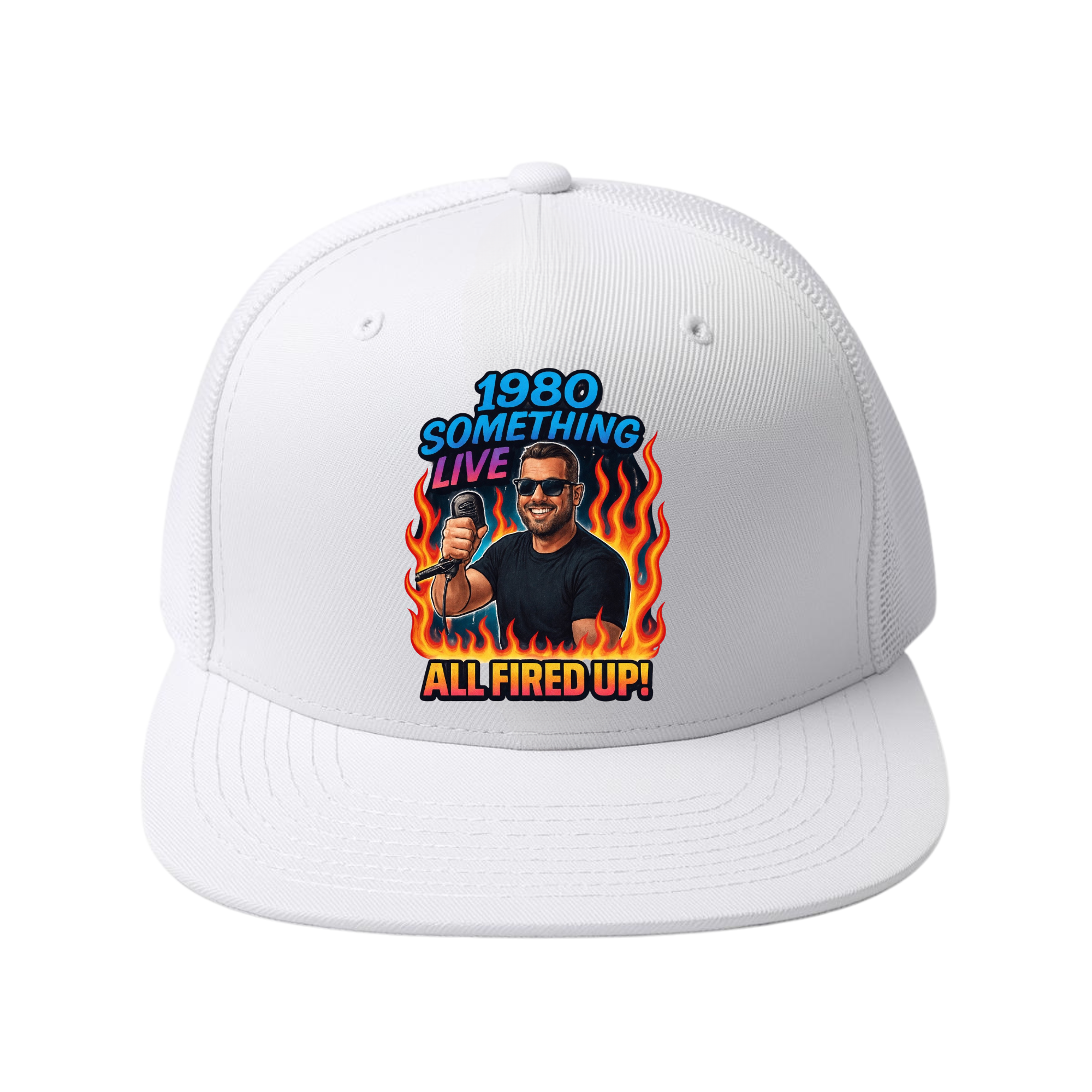 1980 Something Live “All Fired Up” Graphic Hat