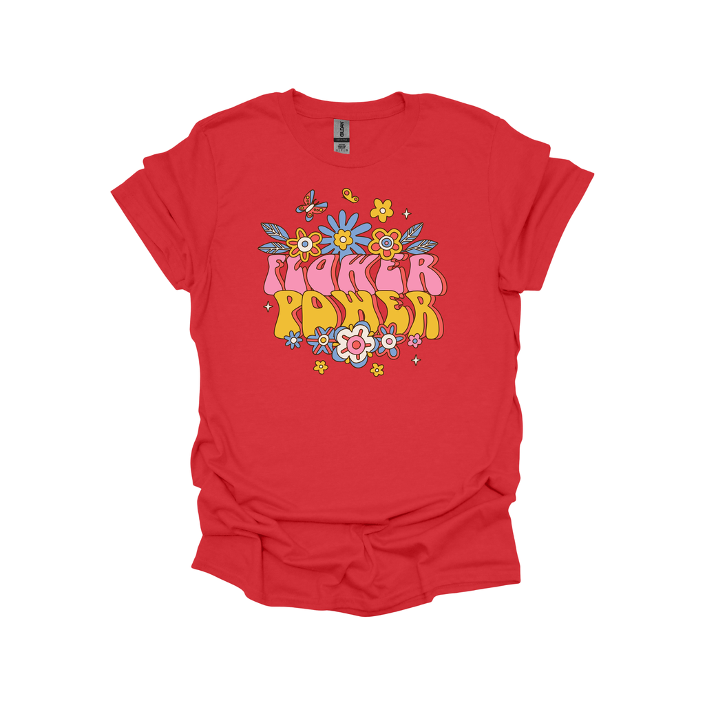 Retro Flower Power Groovy 70s Vibes Graphic T or Sweatshirt