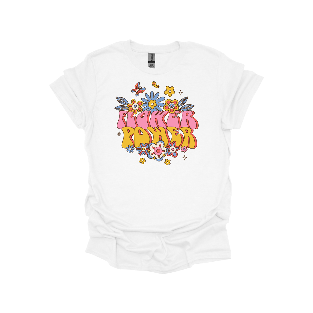 Retro Flower Power Groovy 70s Vibes Graphic T or Sweatshirt