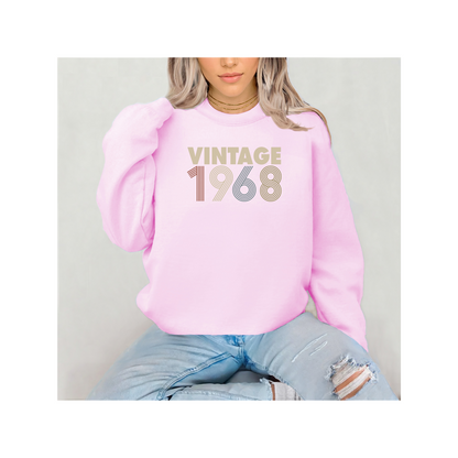 Vintage 1968 Graphic T or Sweatshirt – Classic Retro Style for Legends